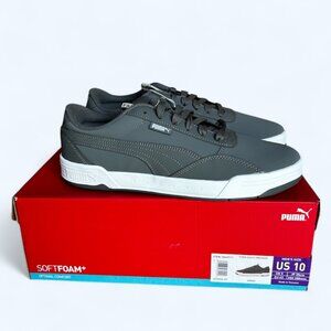 PUMA Men's Skate Sneaker SoftFoam Lace Up Shoes Gray Size 10